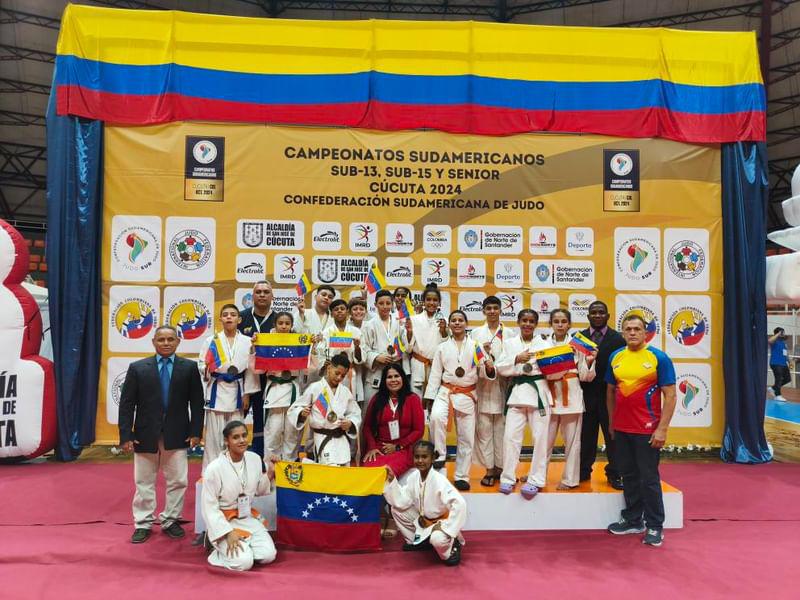 Venezuela brilló en el Sudamericano Sub 13 de Judo