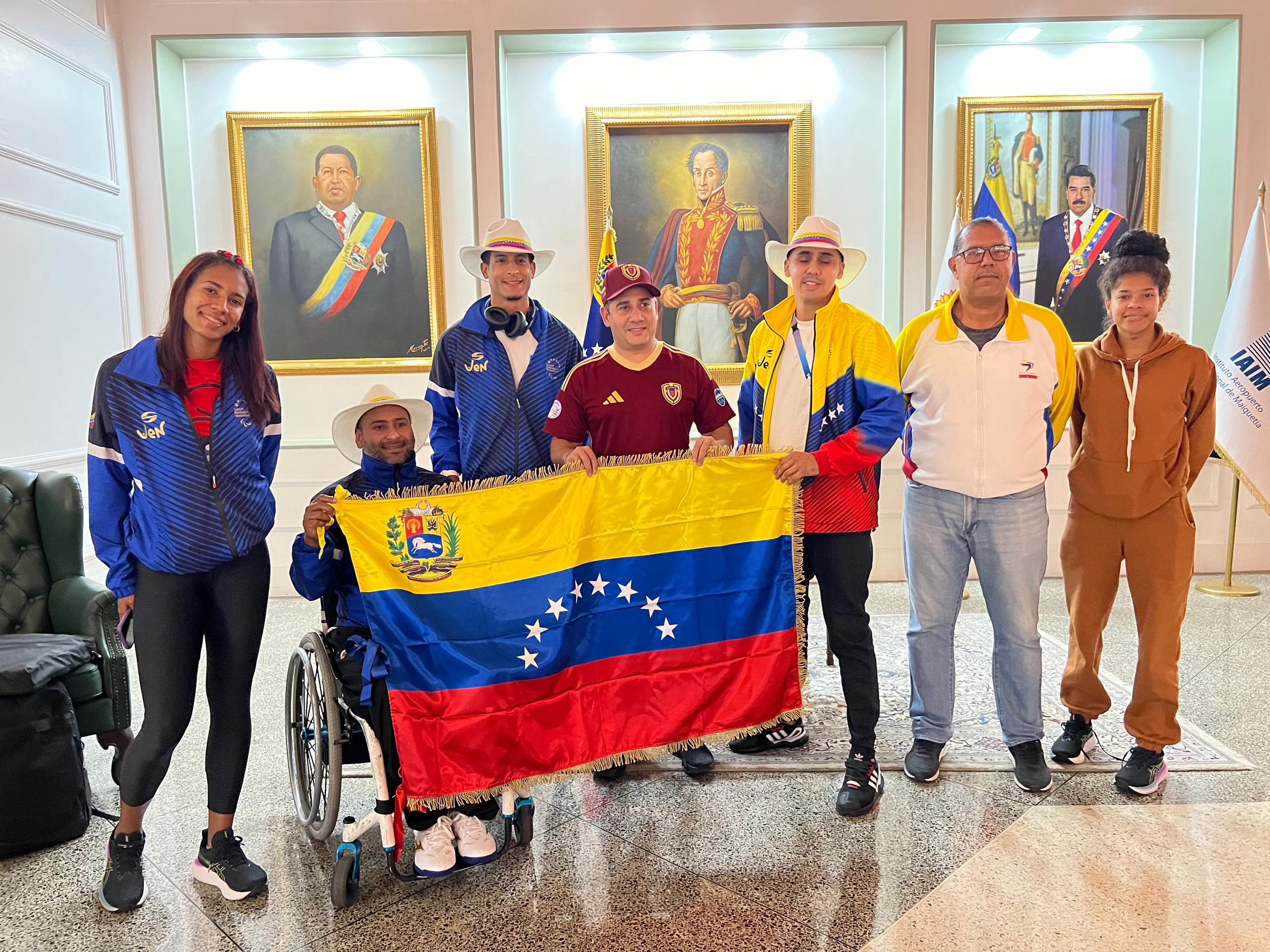 Regresa a Venezuela segunda avanzada Paralímpica