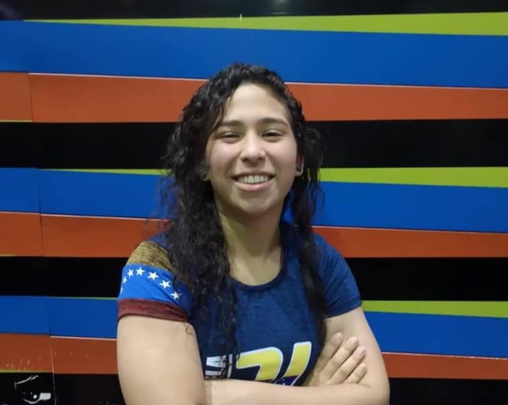 Eliana Aguiar reapareció con bronce 