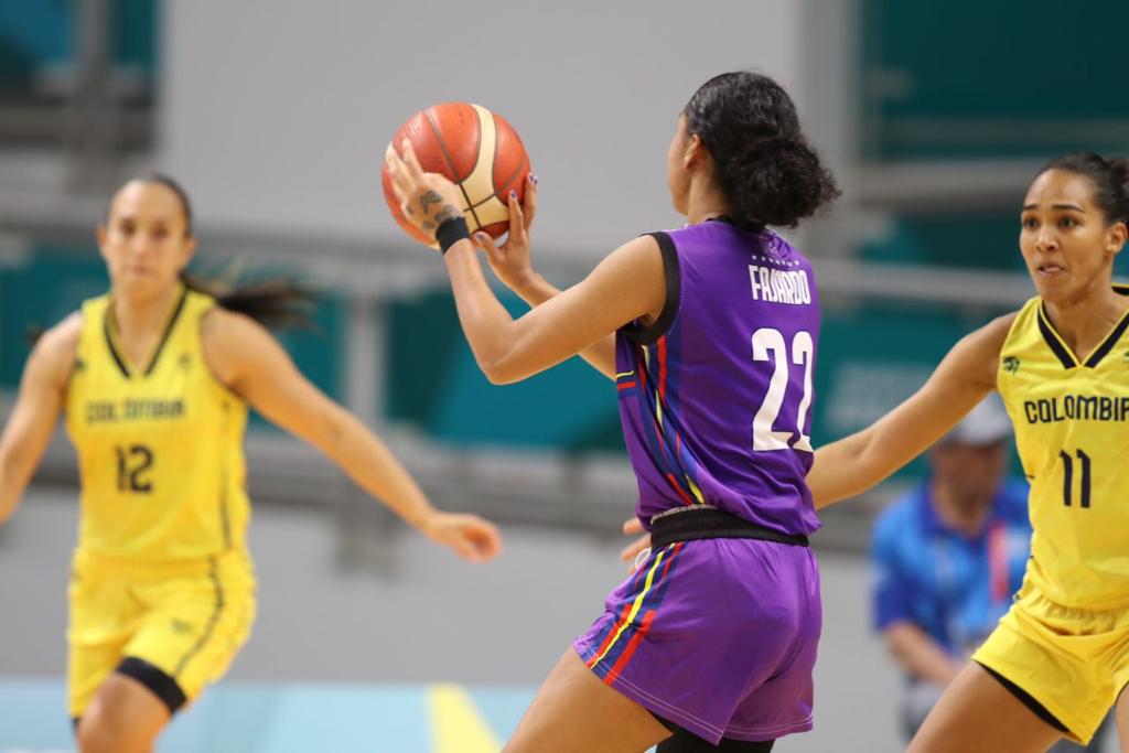 Venezuela cae frente a Colombia en el baloncesto femenino 5x5