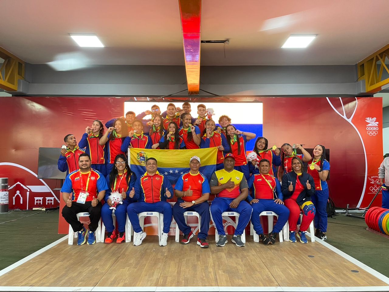 Venezuela cerró con éxito la halterofilia en Sucre 2024