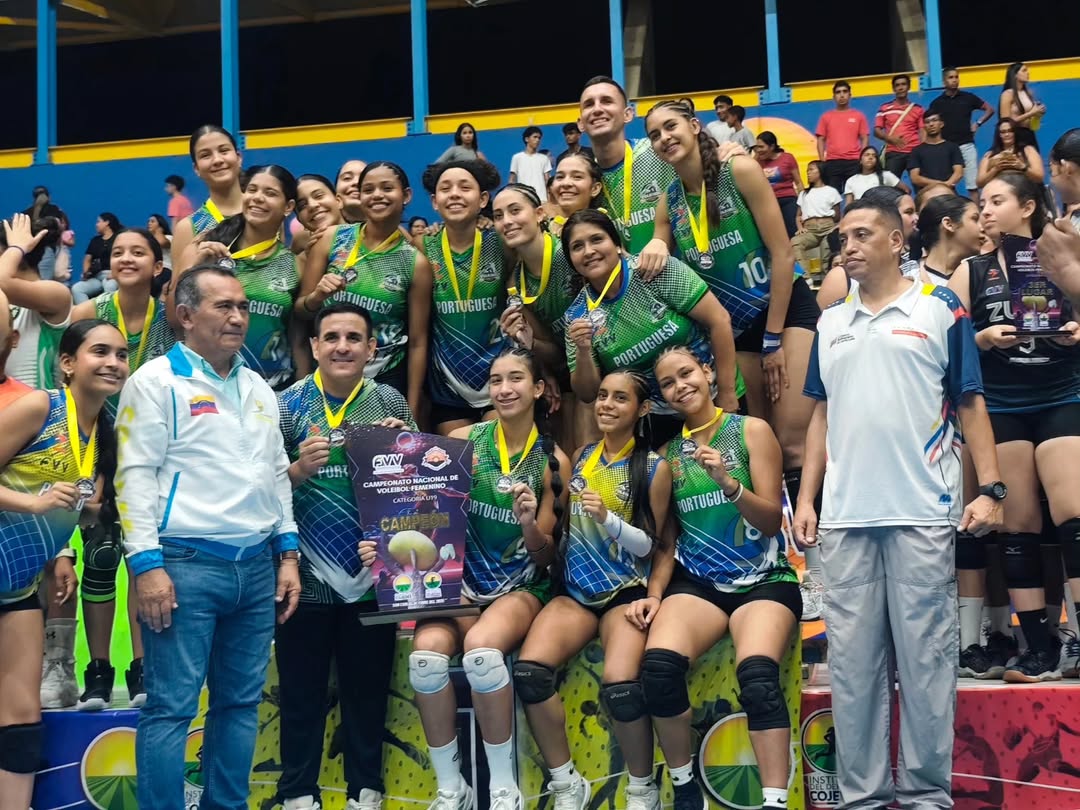 Portuguesa dominó sub-19 de voleibol femenino