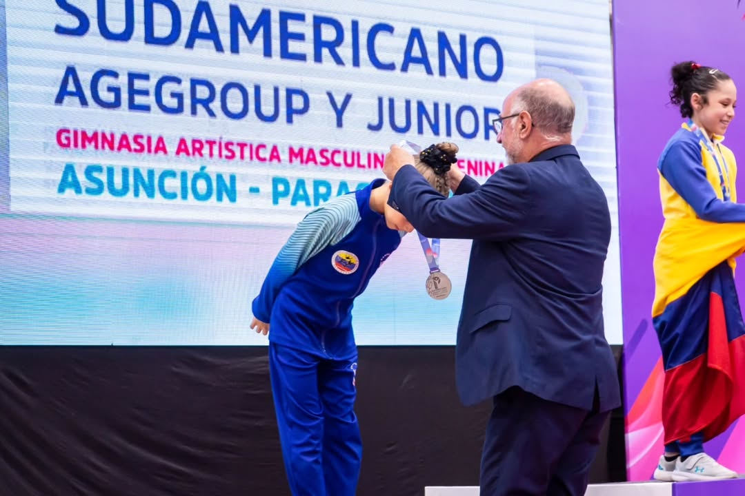 Gimnasia venezolana se viste de plata en Paraguay