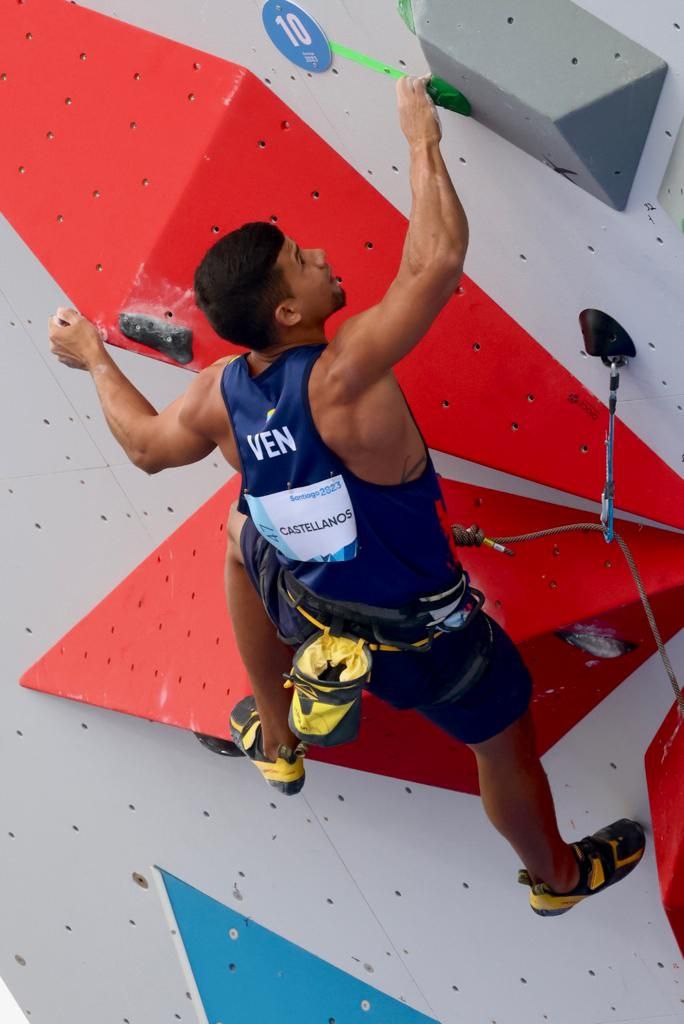 Exhibición: La escalada venezolana masculina se ubicó en la casilla 19 del combinado