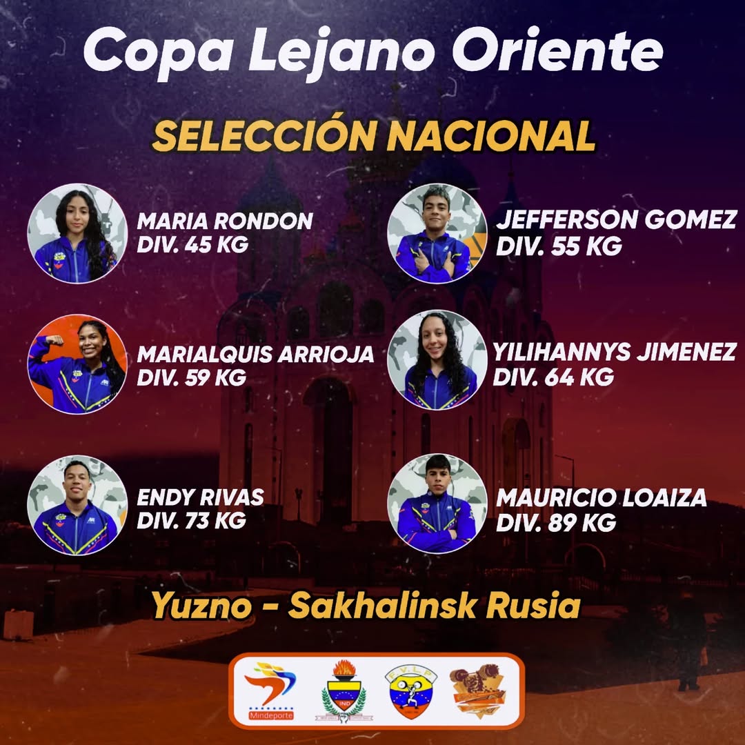 Delegación venezolana de levantamiento de pesas brilló en Rusia