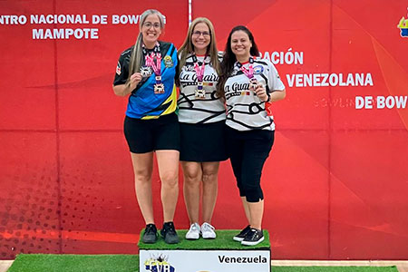 Hermanas Marcano dominaron nacional de bowling en Mampote