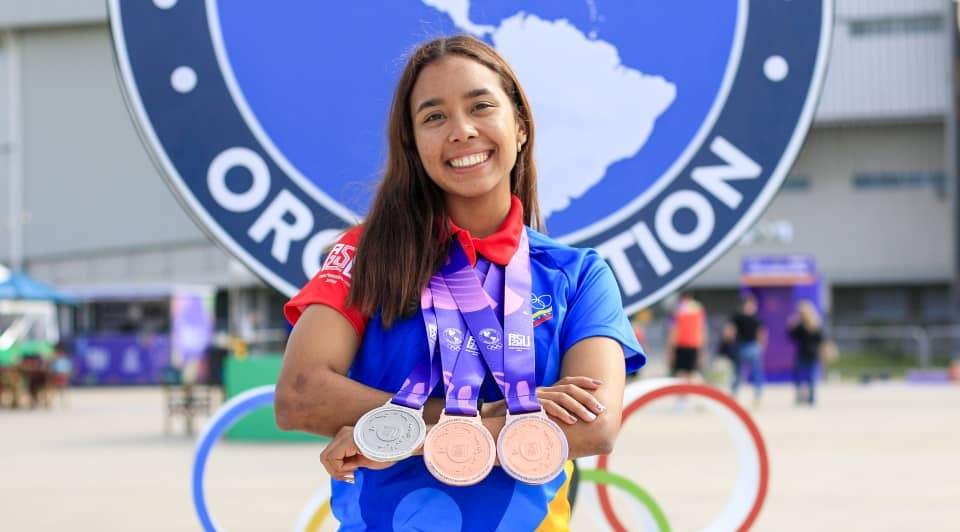 Wilmary Toro se despidió con tres medallas