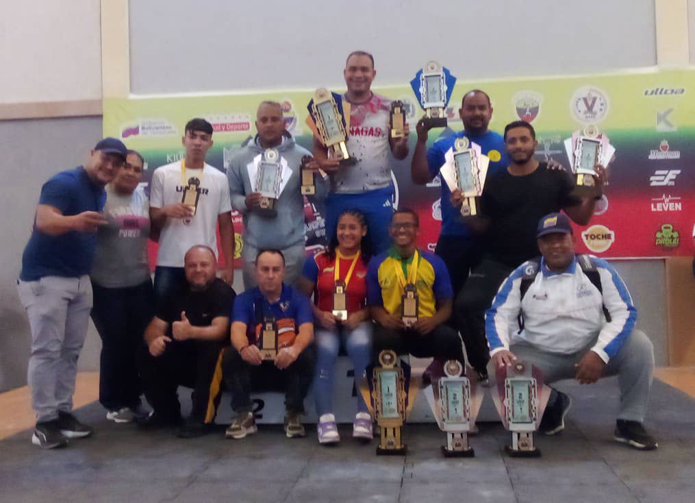 Monagas y Falcón campeones del Nacional de Halterofilia 2024