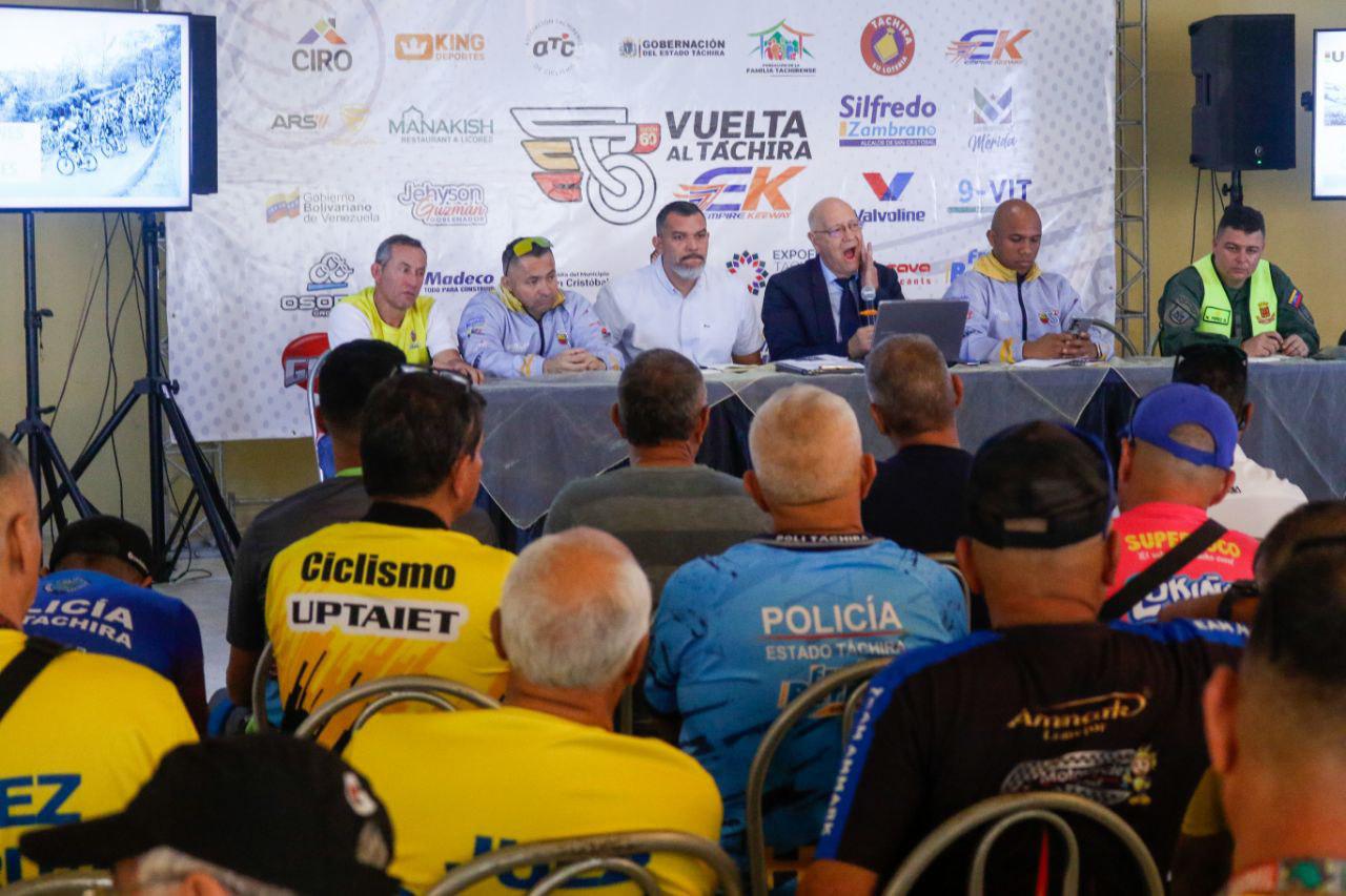 60ª vuelta al Táchira realizó exitoso congresillo técnico