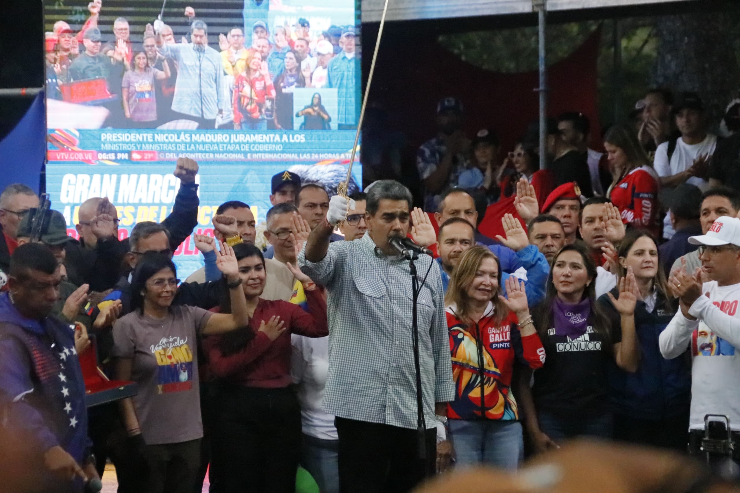 Venezuela celebra un mes de la reelección del Presidente Nicolás Maduro