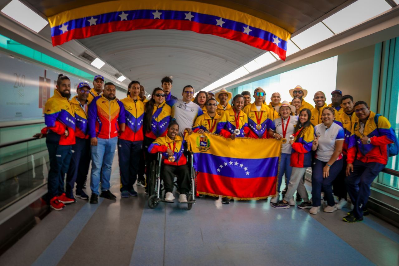 Venezuela celebra el regreso de sus héroes Paralímpicos