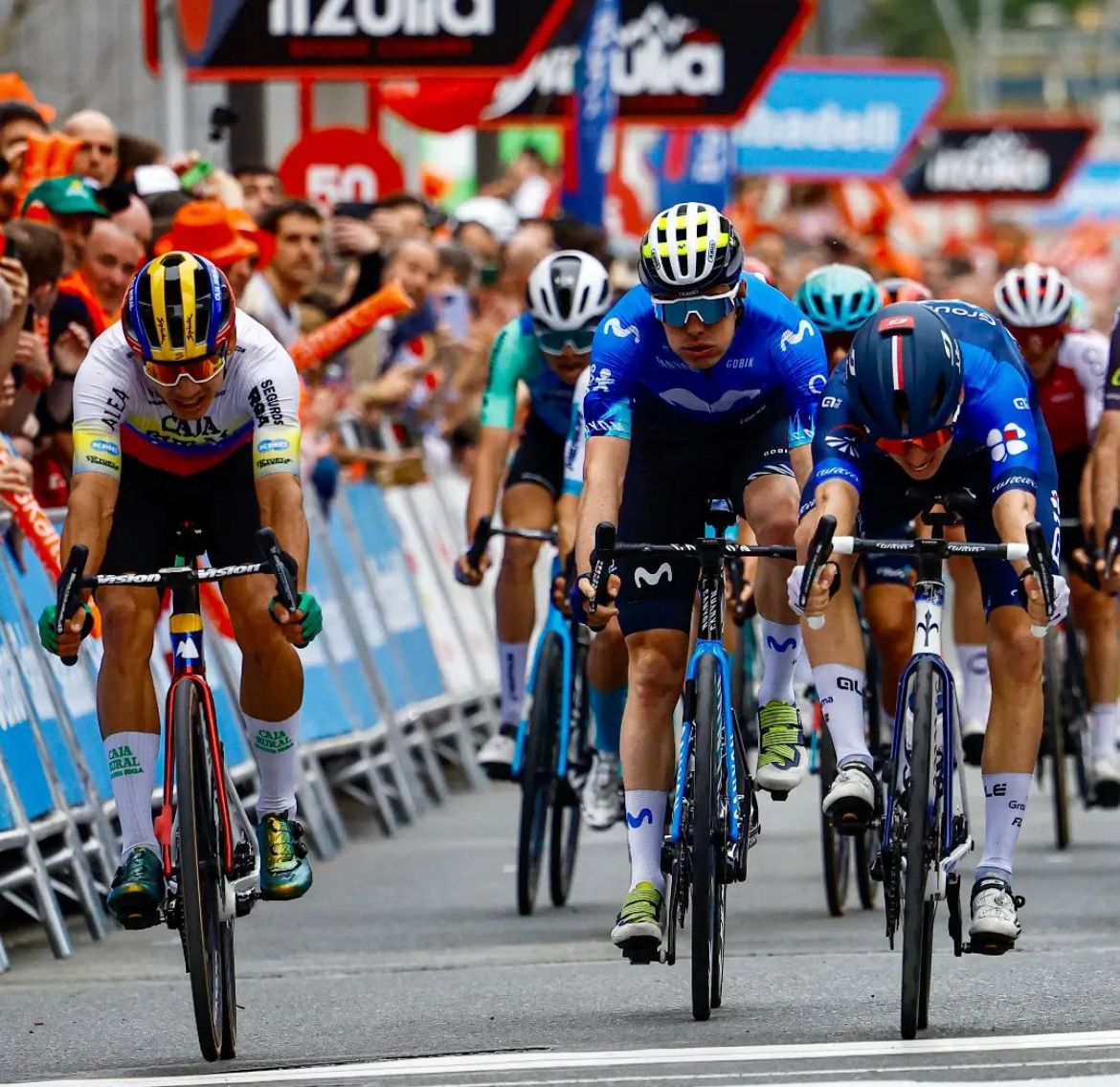 Orluis Aular rozó la gloria en el quinto día de Itzulia Basque Country