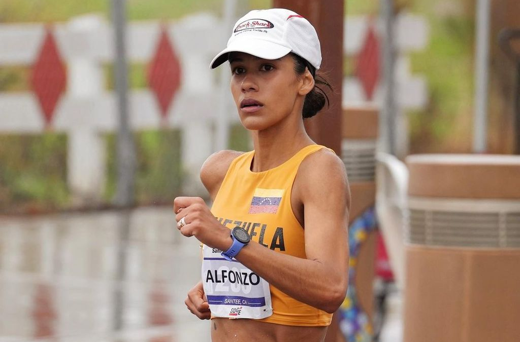 Natalia Alfonzo, décimo lugar y mejor marca en los 20 km marcha de Santiago