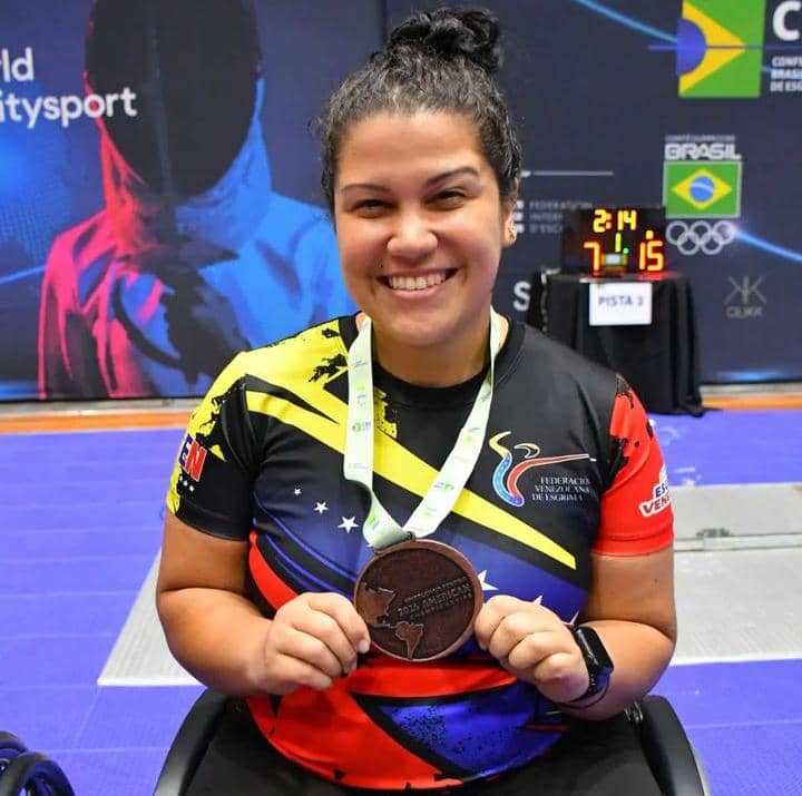 Francia Jaimez conquista el bronce en Brasil