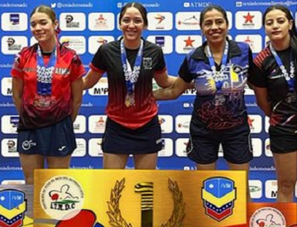 Lara ganó Nacional Adulto de Tenis de Mesa