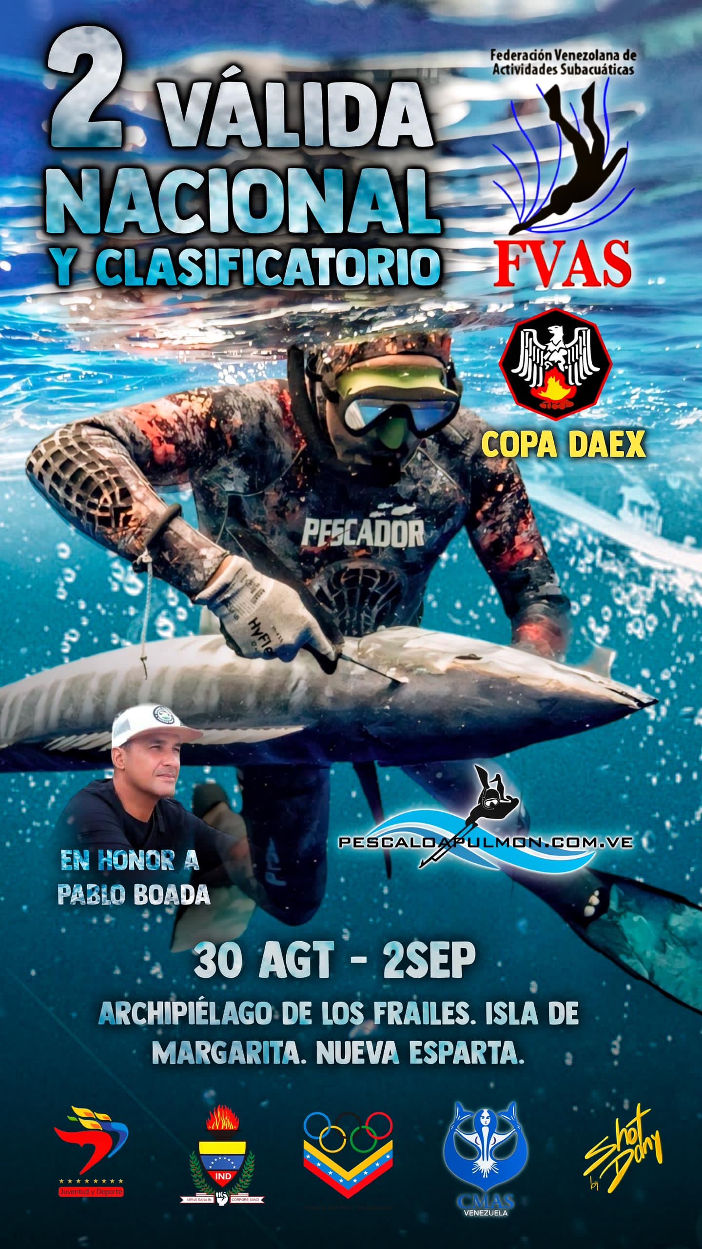 Margarita sede de la II válida nacional de pesca submarina