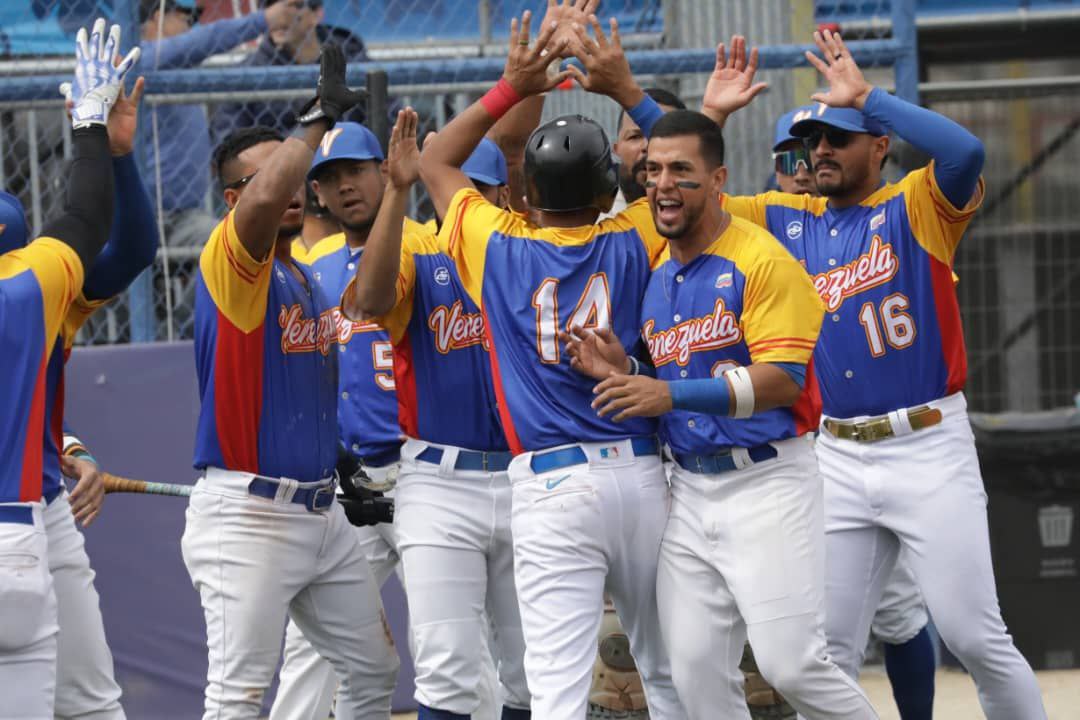 VENEZUELA SUMÓ SU PRIMER LAURO EN EL BÉISBOL DE SANTIAGO 2023