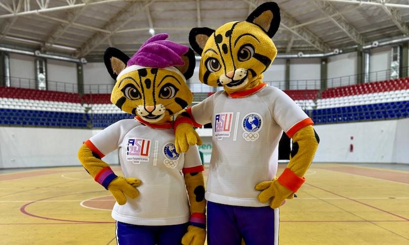 Asu2025 presentó oficialmente a Tito y Tika representantes de los Juegos Panamericanos