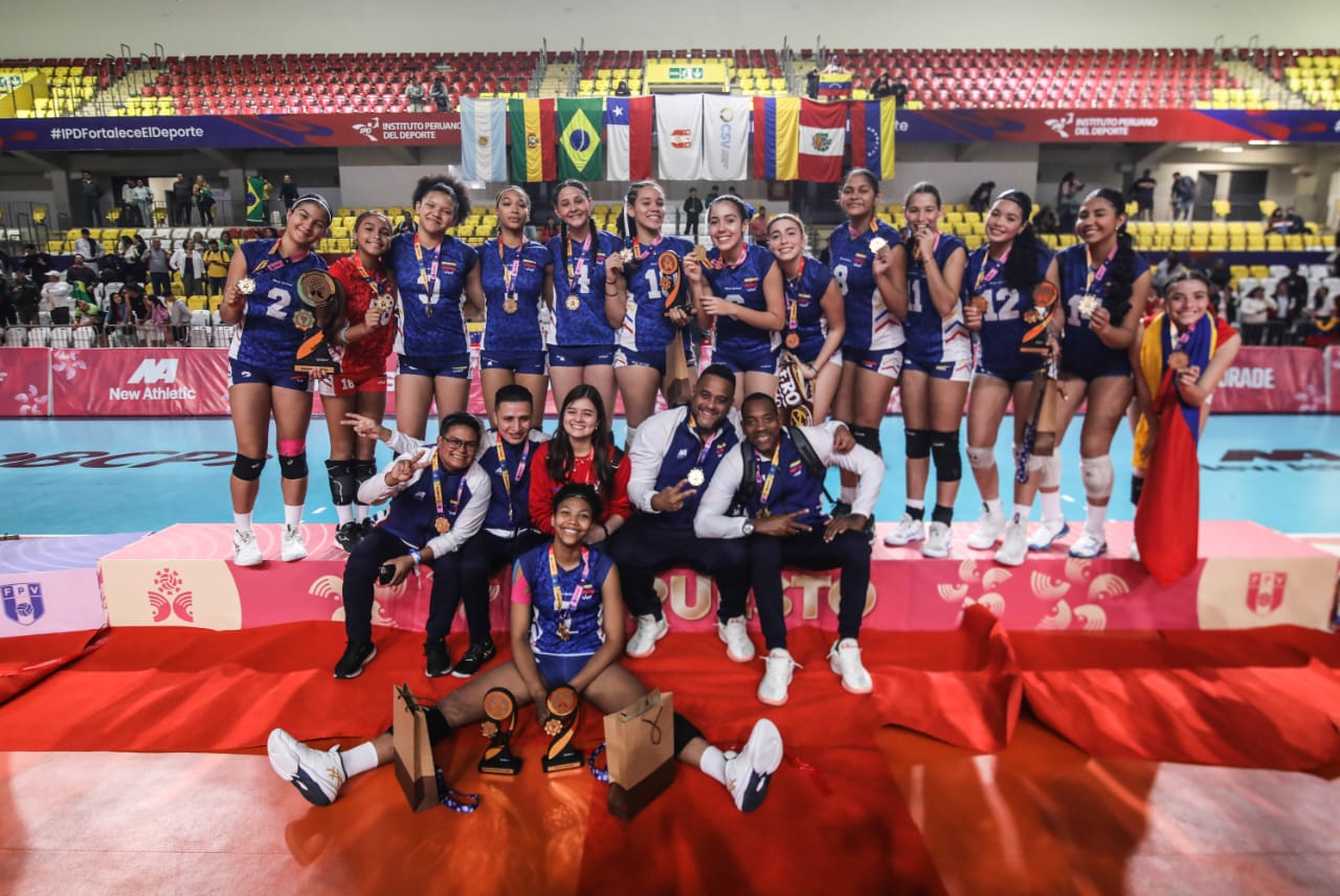 Voleibol sub-17 se coronó en el Suramericano