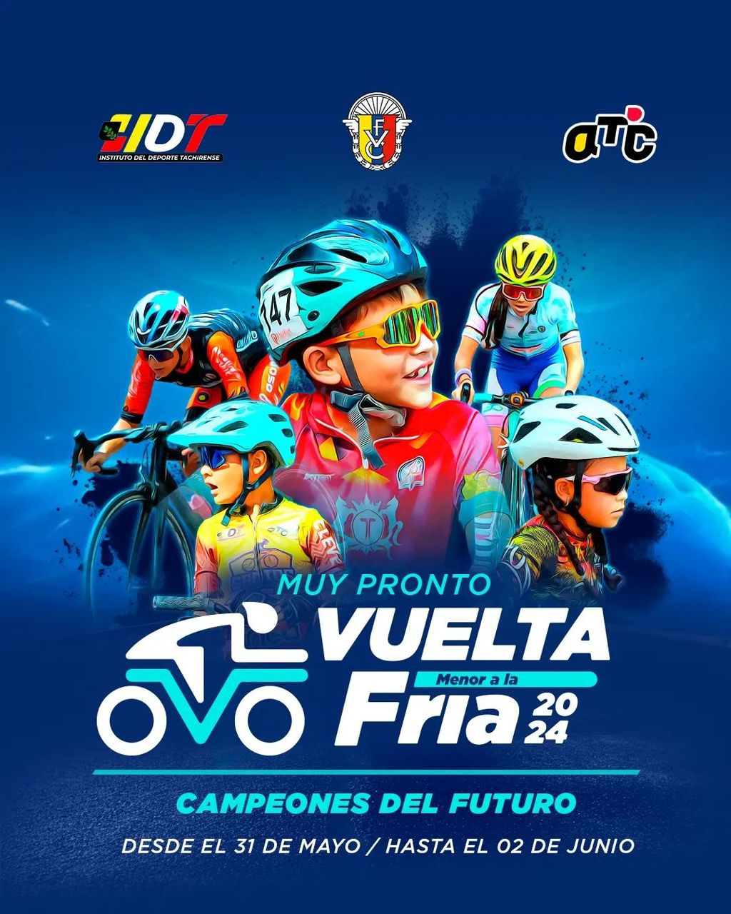 Ciclismo menor se medirá en la Vuelta La Fría a finales de mayo