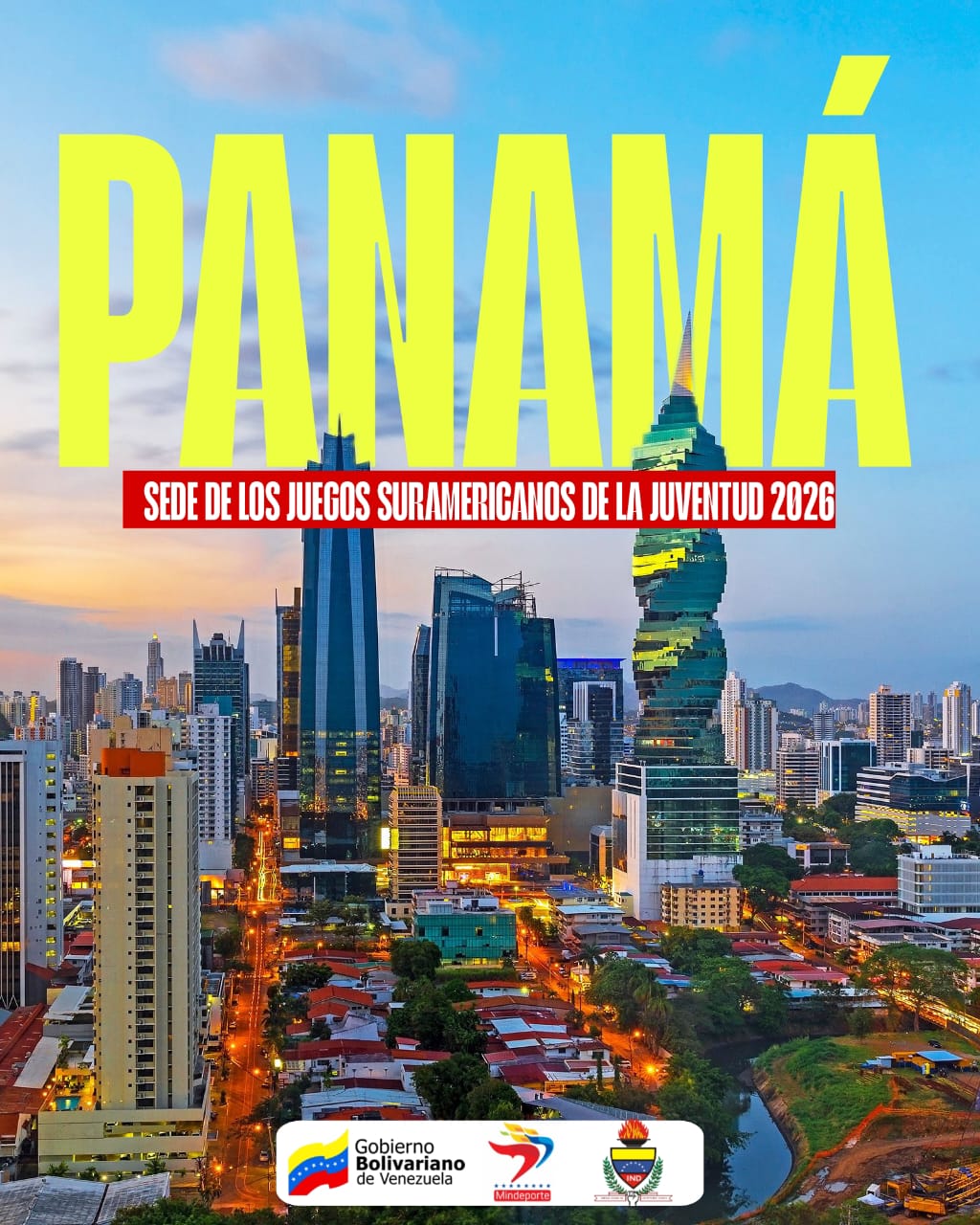 Panamá será sede de los Juegos Suramericanos de la Juventud 2026