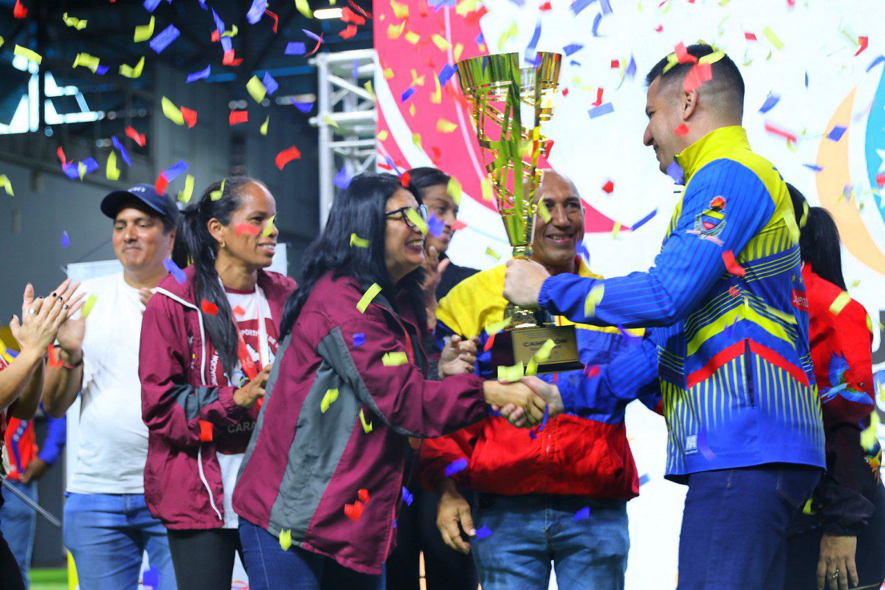 Carabobo campeón de los VI Juegos Nacionales Glorias Deportivas 2023