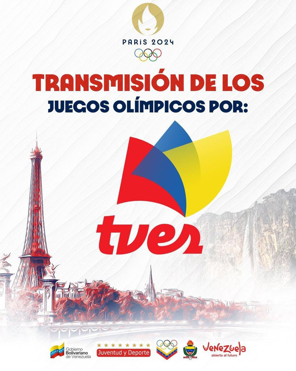 TVES transmitirá todas las incidencias de Paris 2024